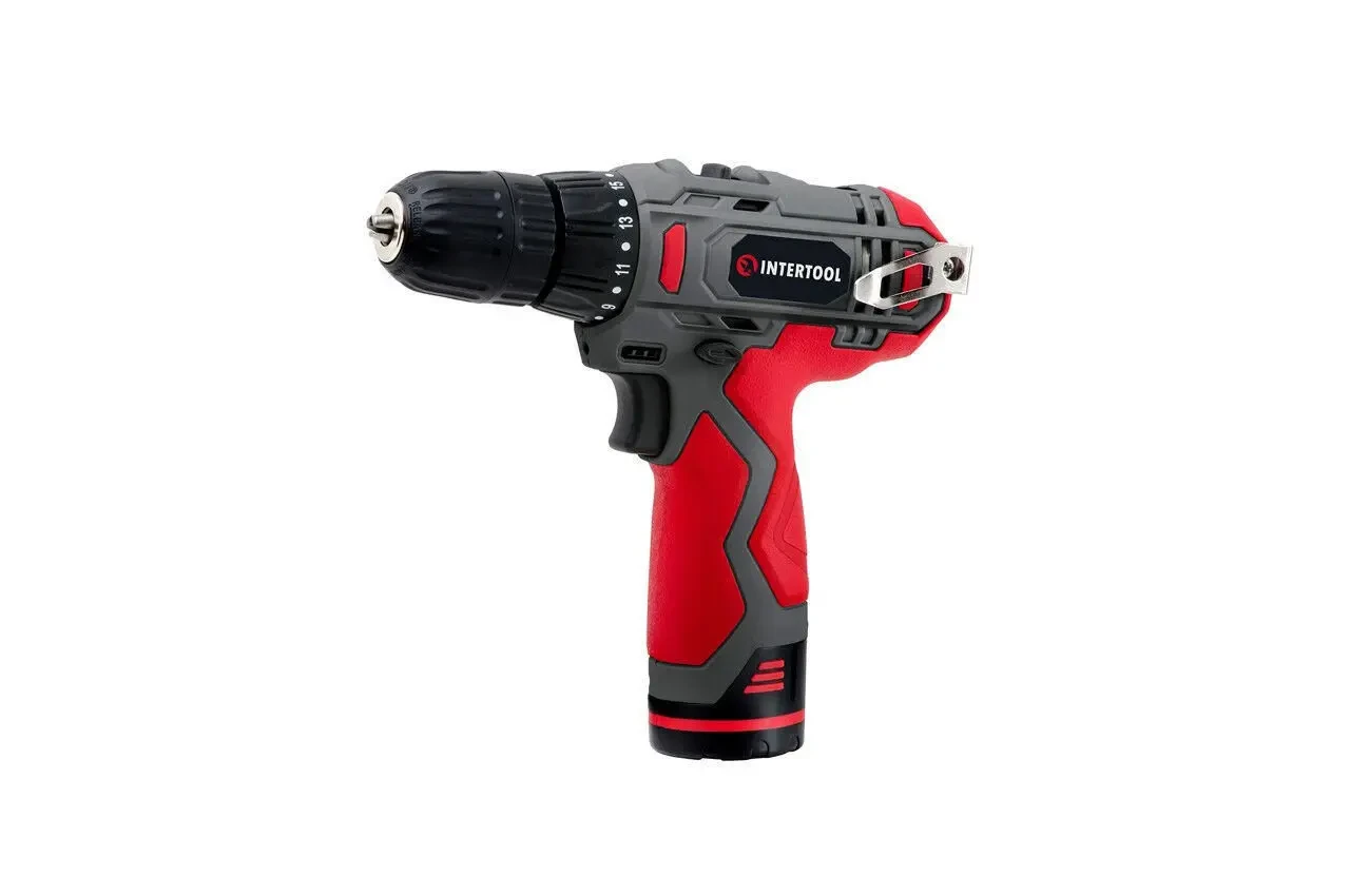 Шуруповерт акумуляторний Intertool - 12В 8