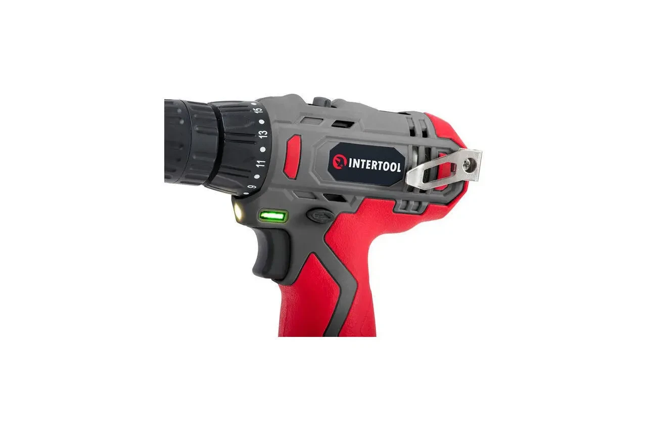 Шуруповерт акумуляторний Intertool - 12В 6