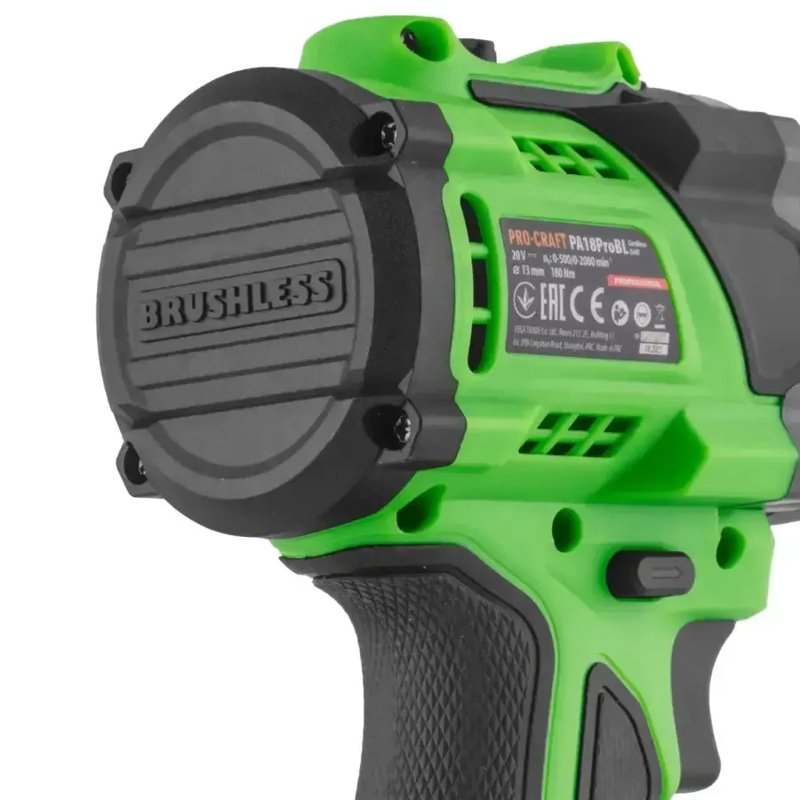 Акумуляторний шуруповерт Procraft PA18ProBL-1B-C (с 1 акб и зу) Кейс 4