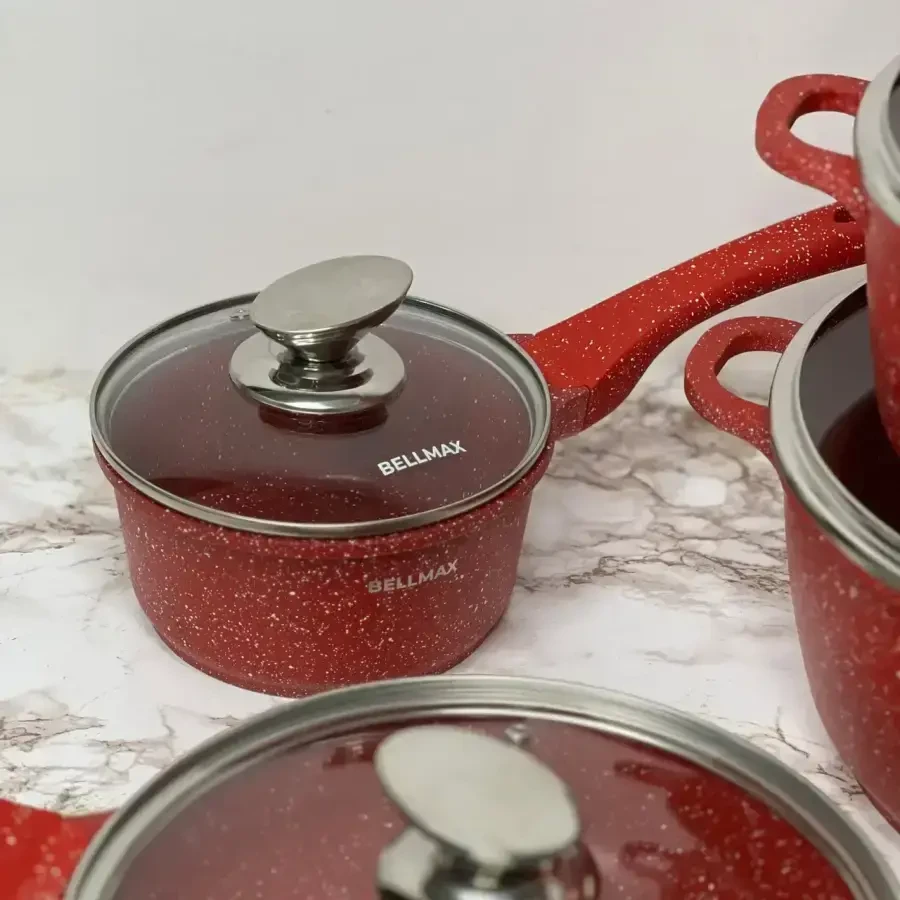 Набір посуду з гранітним покриттям BellMax BM-305 з 12 предметів 3