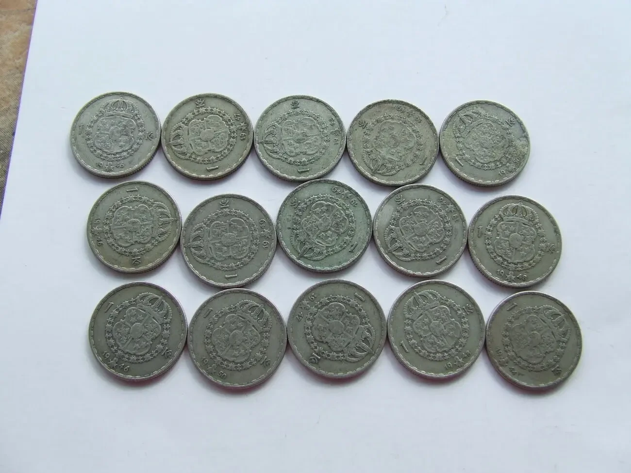 Серебро кроны Шведские 15 шт вес 104 грамм. 1946 -66 гг. 2