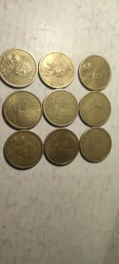 1 Доллар США разные, 1979,Сагавея,Президенты 8