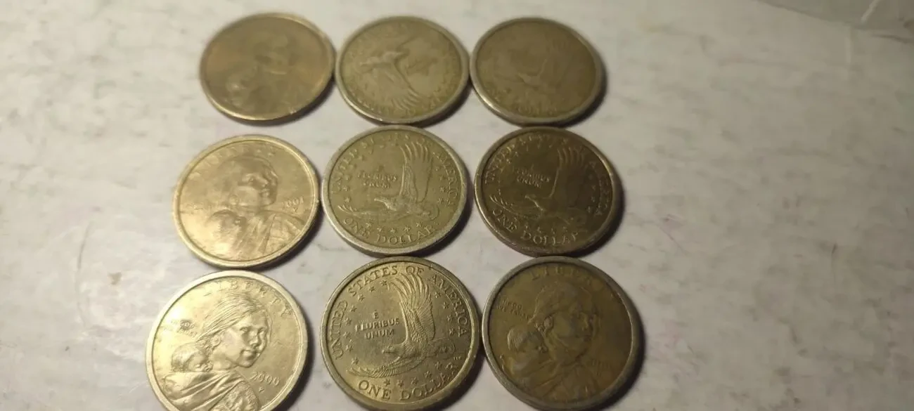 1 Доллар США разные, 1979,Сагавея,Президенты 9