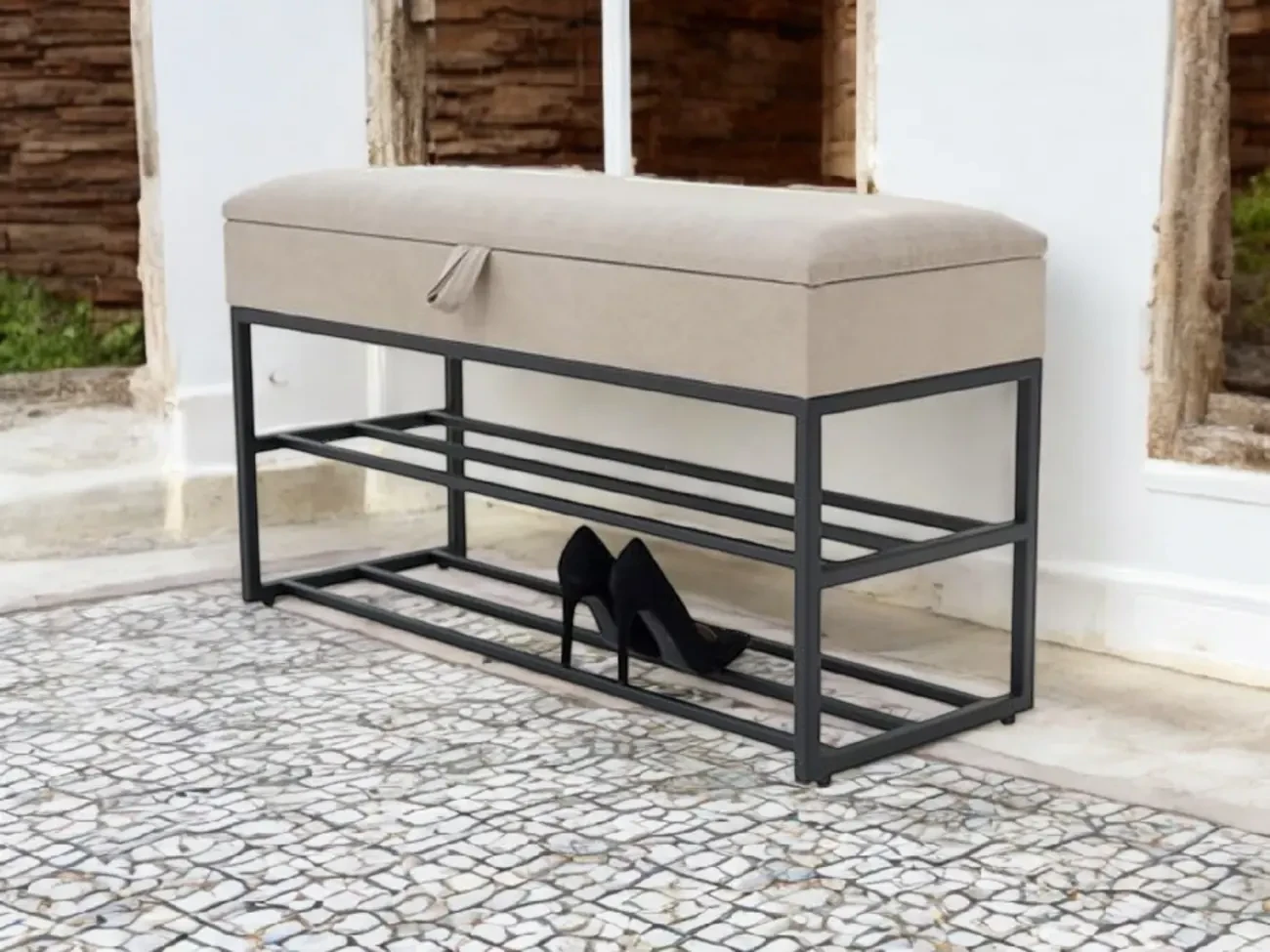 Банкетка с нишей для обуви Loft от 40см до 120см