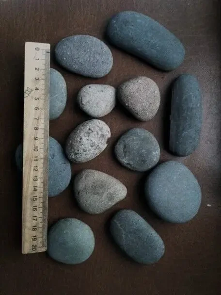 Морские камни 13 штук набор для аквариума, рукоделия, интерьера 7