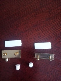 Штифт-петля для скла 40х16 золото