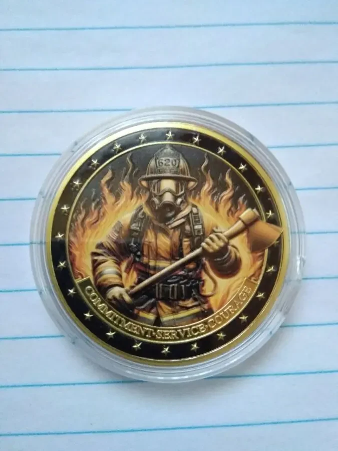 Пам'ятна монета Пожежники США