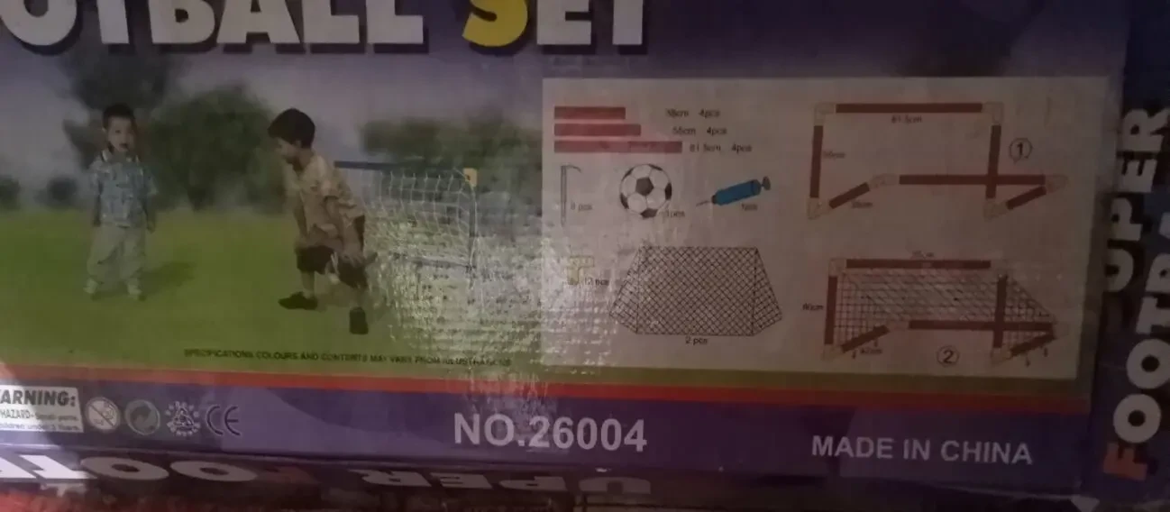 Дитячі футбольні ворота 85 х 60 см 5