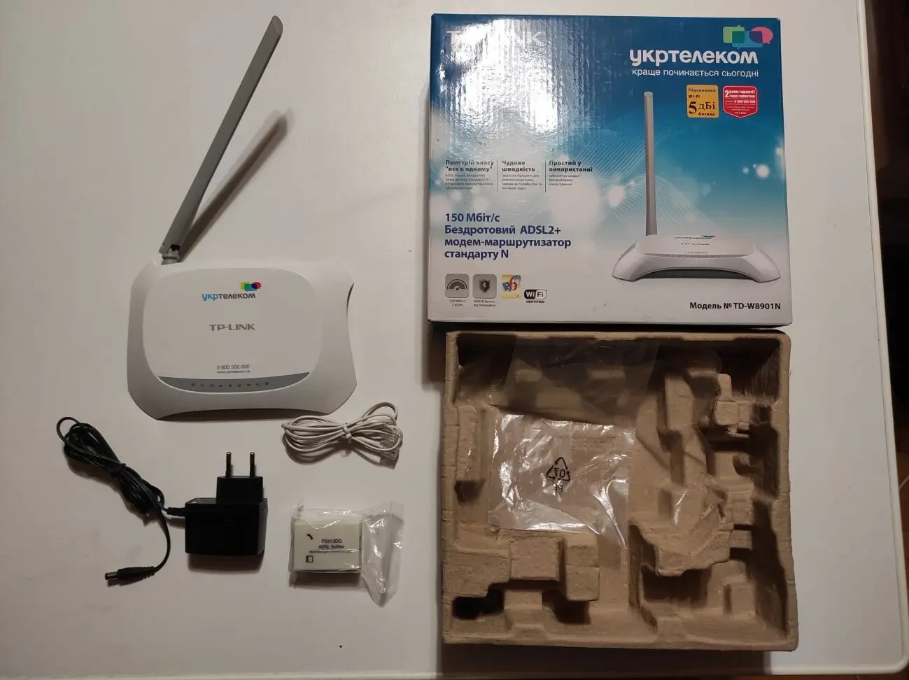 Модем, роутер, ADSL-маршрутизатор TD-W8901N 2