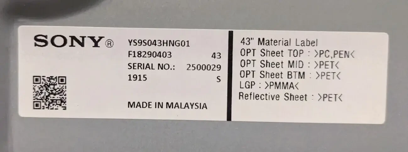 Main Board Sony 1-983-119-22 (173703222) для Sony KD-43XG7096 6