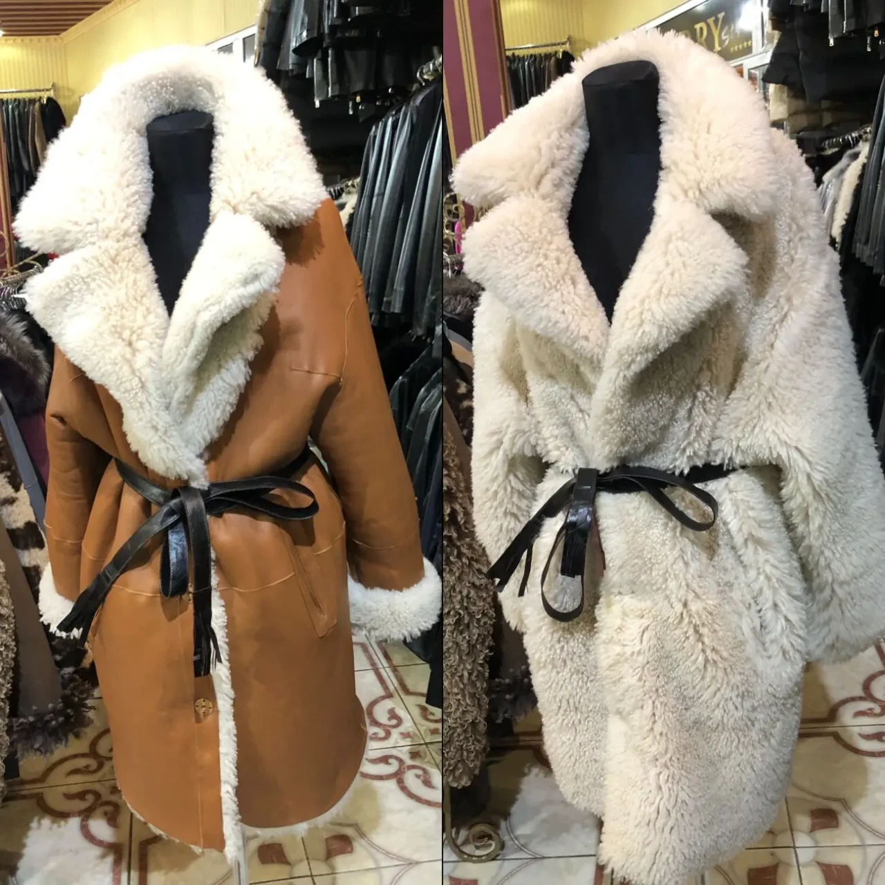 Тіградо двостороння шуба,дублянка