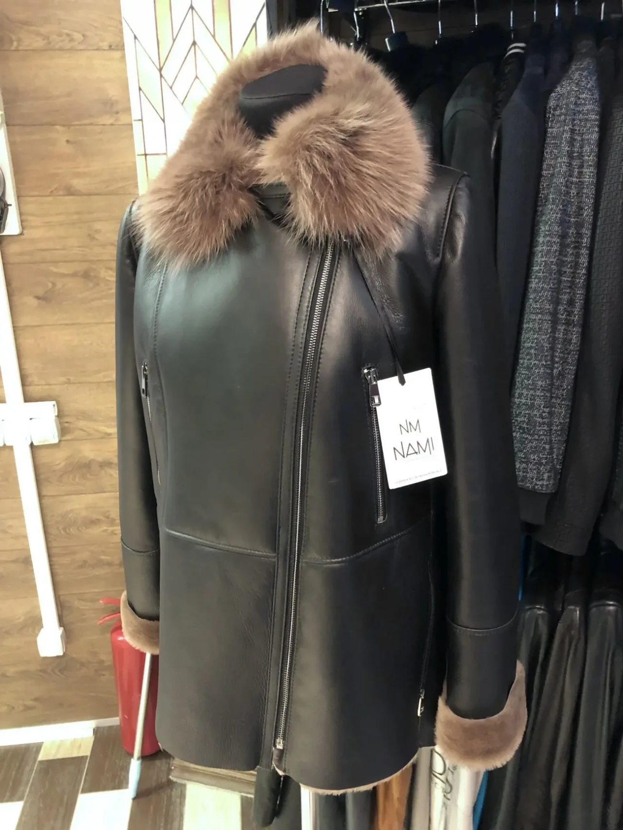 Дублянки сучасні комір Хутро норка,песець 2