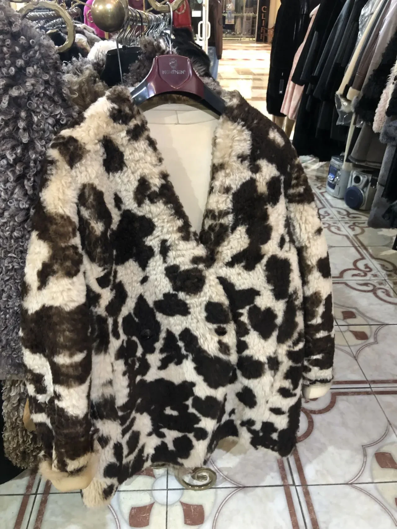 Дублянка двостороння тіградо беж,принт родео 5