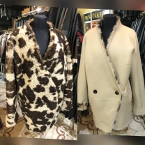 Дублянка двостороння тіградо беж,принт родео