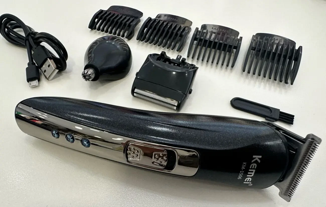 Cemei КМ 15-06 триммер машинка для стрижки волос везде 8