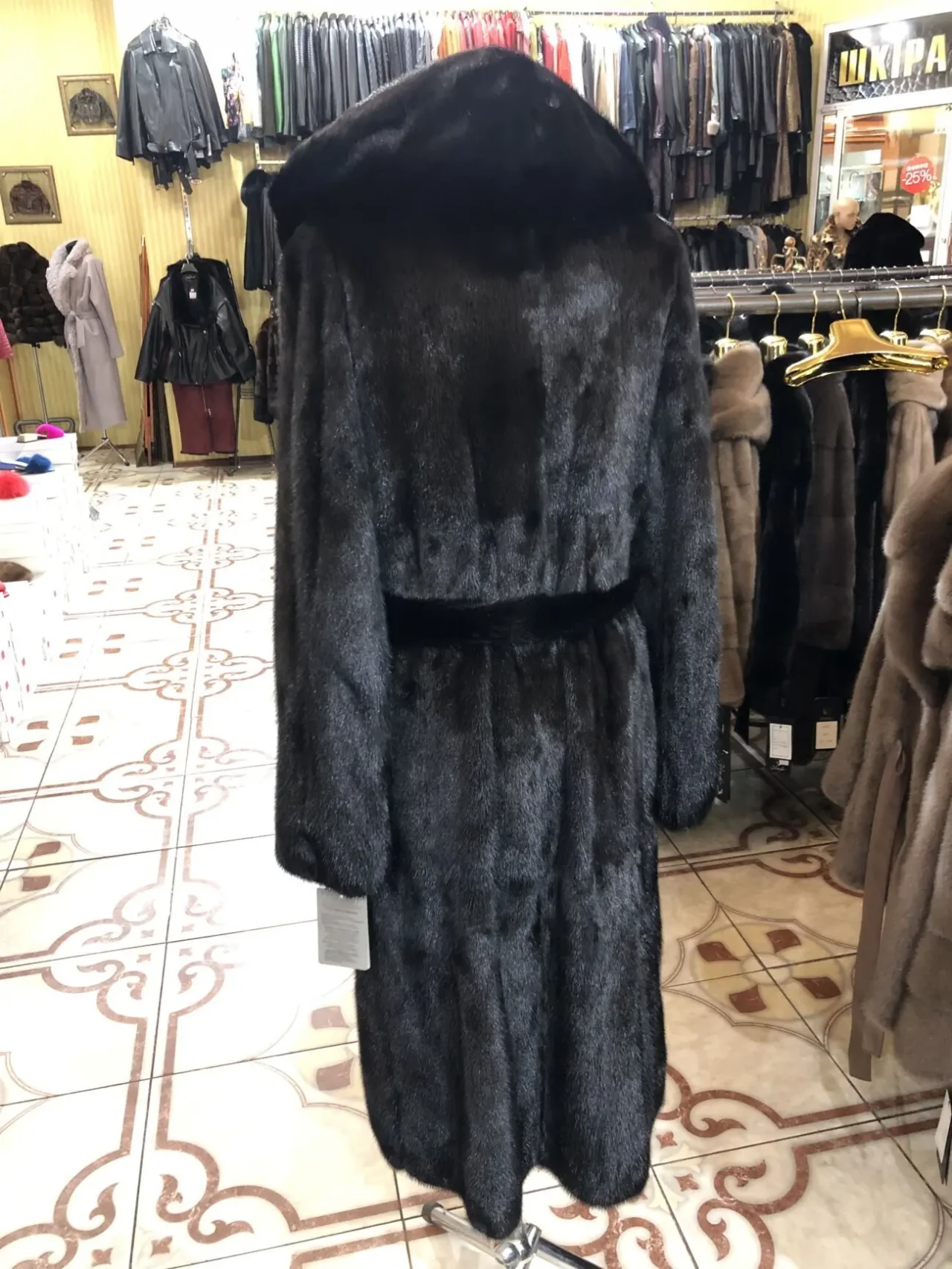 Норкова шуба довга максі,шанель,капюшон 5