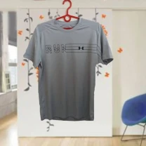 Under Armour Спортивная мужская футболка серая М