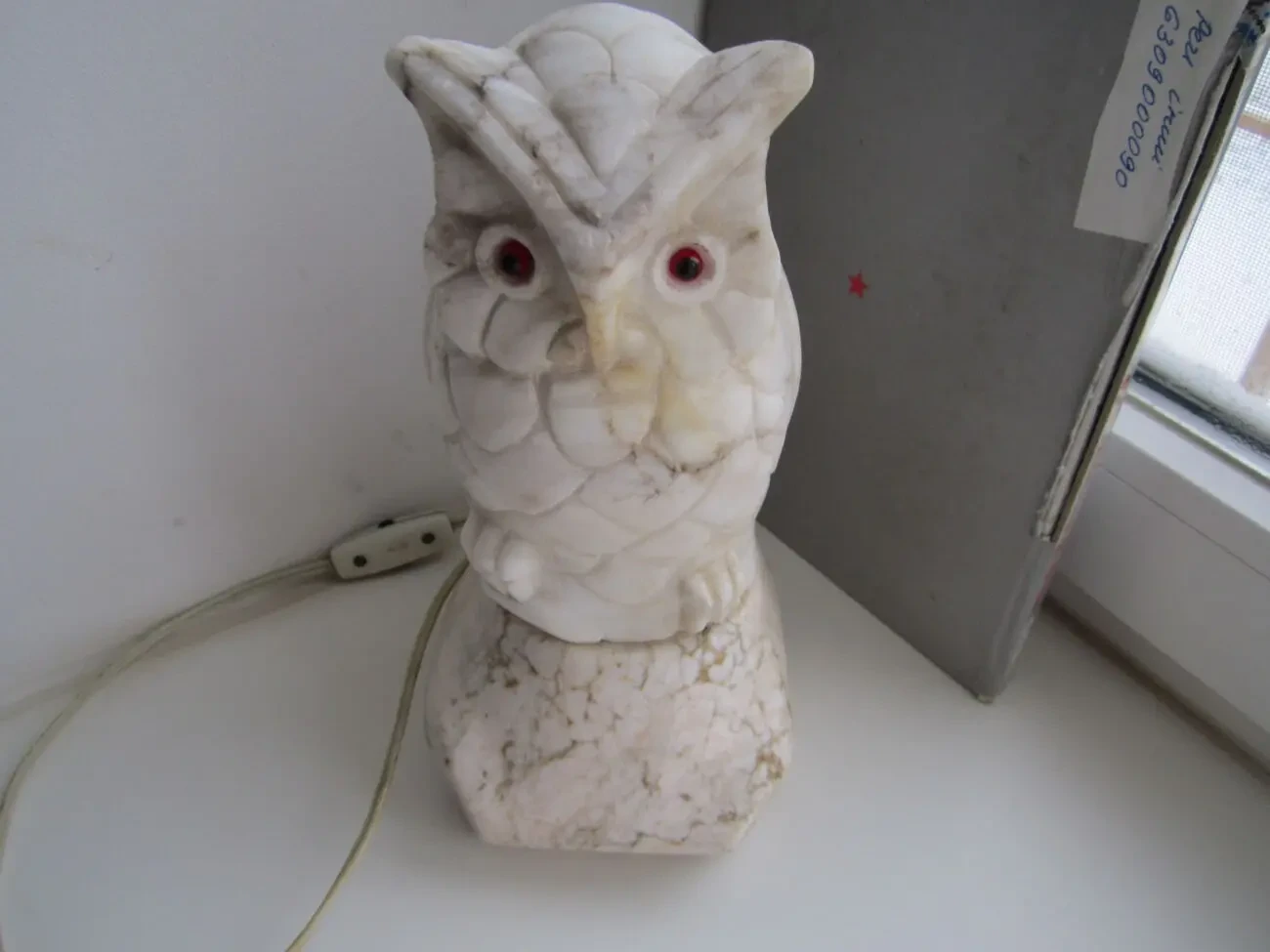 Настольный светильник СОВА Камень. СССР 7