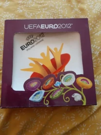 Тарелка сувенир Евро 2012 в оригинальной коробке