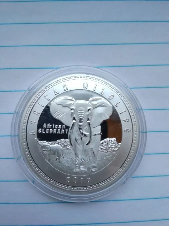 1000 квача. Замбія. Слон. 2014