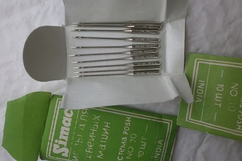 Иглы Иголка Simac для швейных машин 70,110 индия новые 4