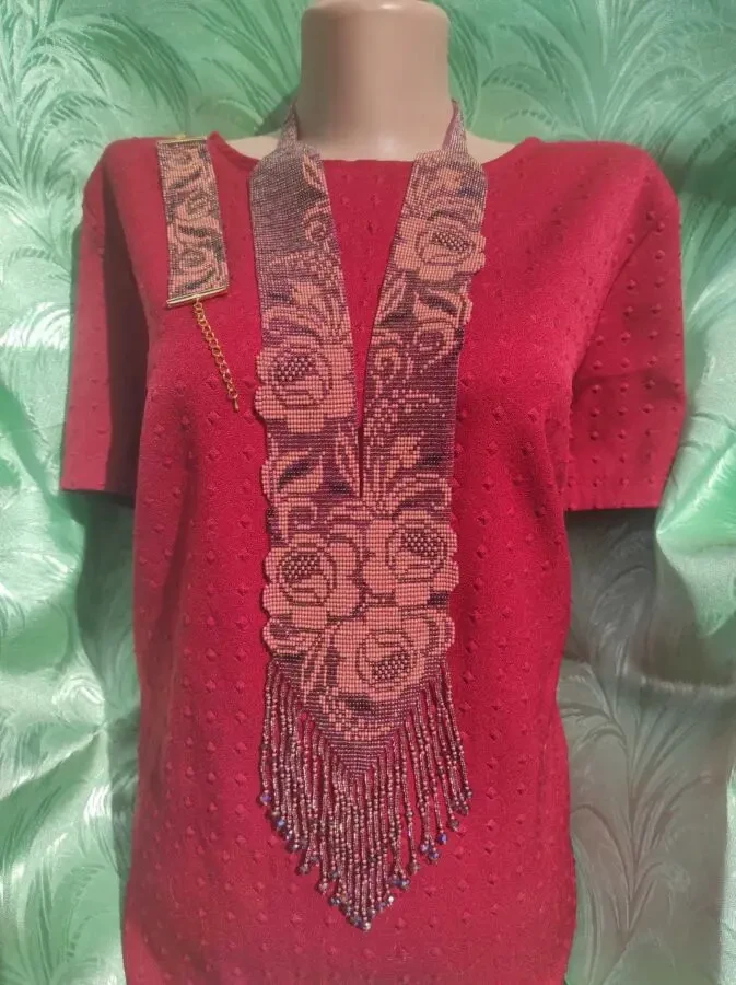 Гердан из бисера 7