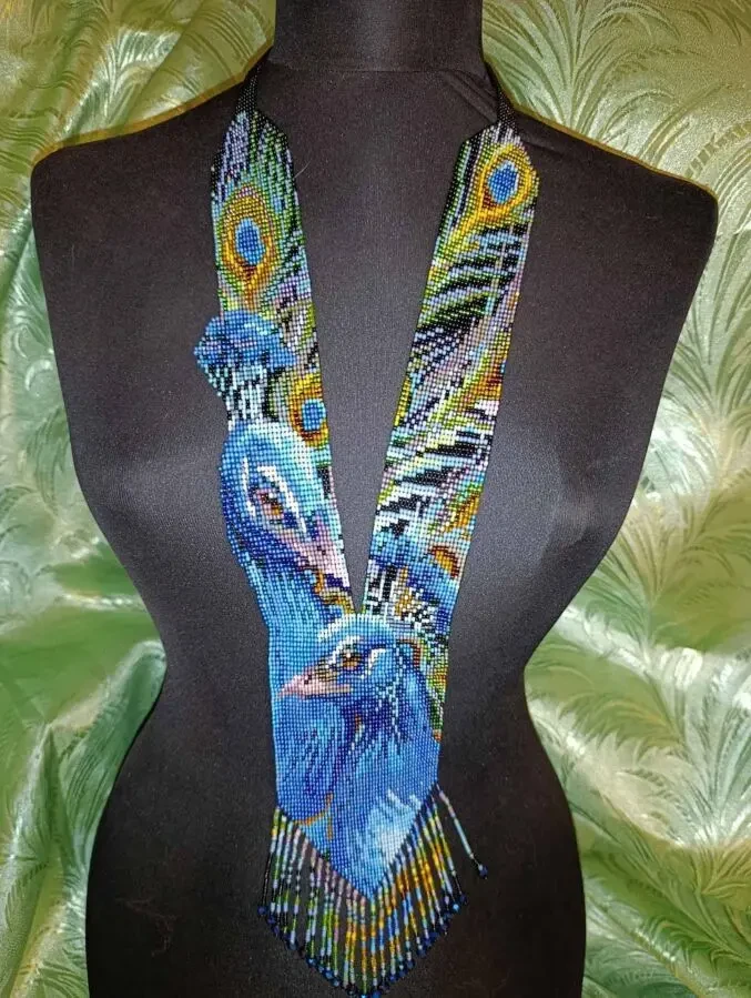 Гердан из бисера 9