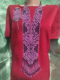 Гердан из бисера