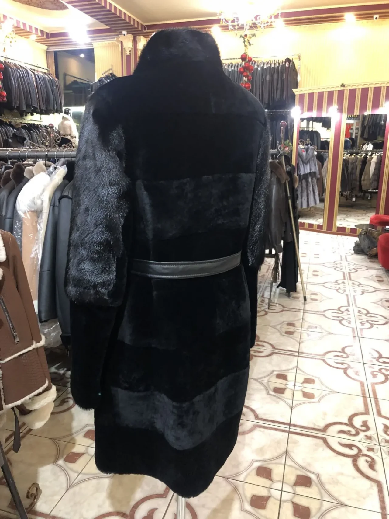 Шуба мутон,з норкою,рукав укорочується 2