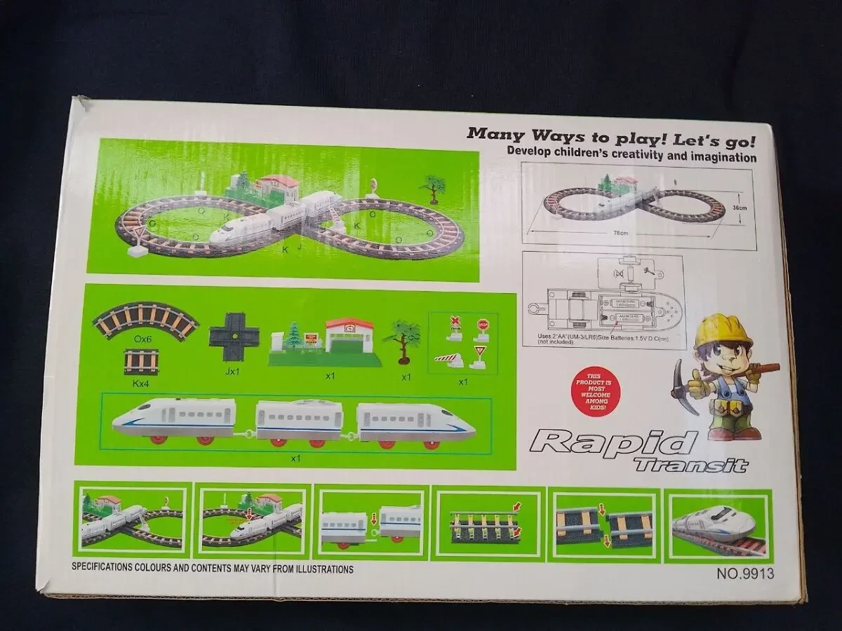 Залізниця з поїздом, 48,4 х 29,3см - LiXin 3