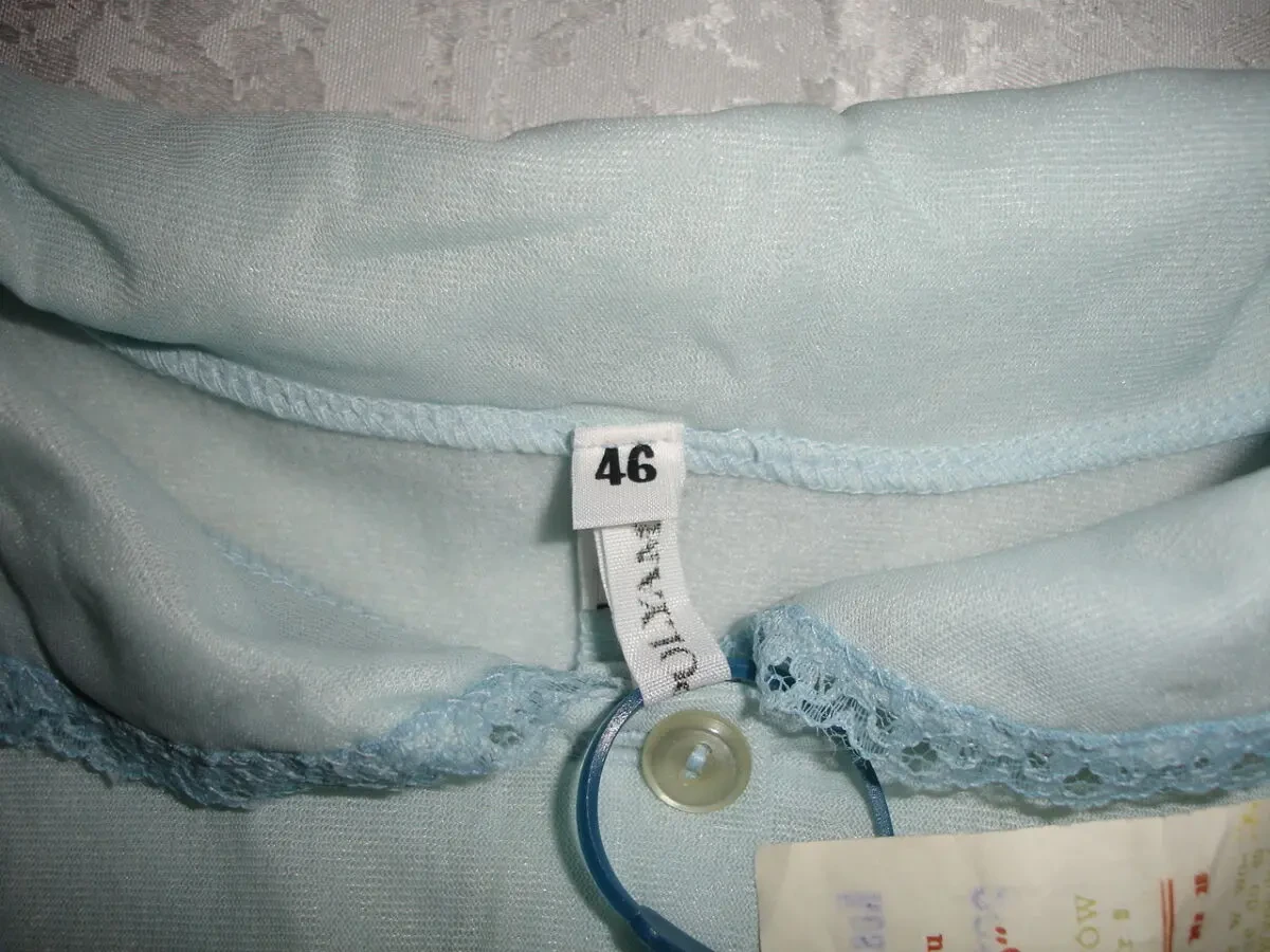 Рубашка/СОРОЧКА нічна 54 р., блакитна. НОВА. Довгий рукав. Польща 4