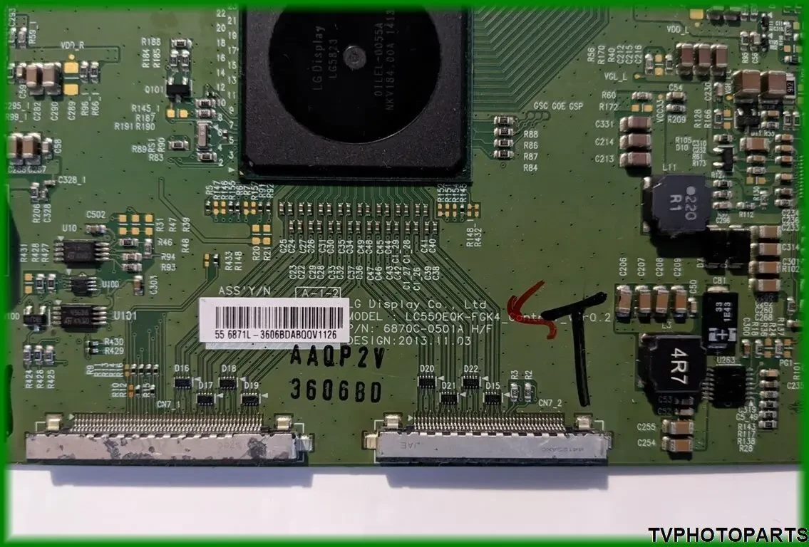 плата T-CON LC550EQK-FGK4 6870C-0501A для Sony KD-55X8505B 2