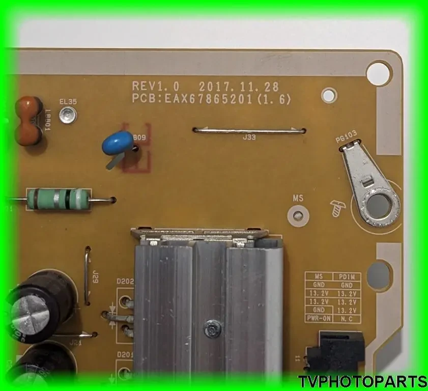 плата блок живлення EAX67865201 (1.6) LGP55TJ-18U1 для LG 55UM7100PLB 2
