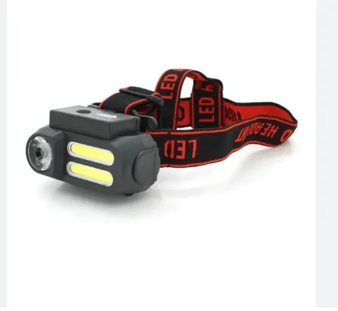 Налобний ліхтар wx611 2 ліхтарі cob 5