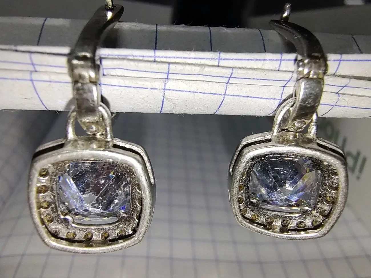 Серьги серебро 7