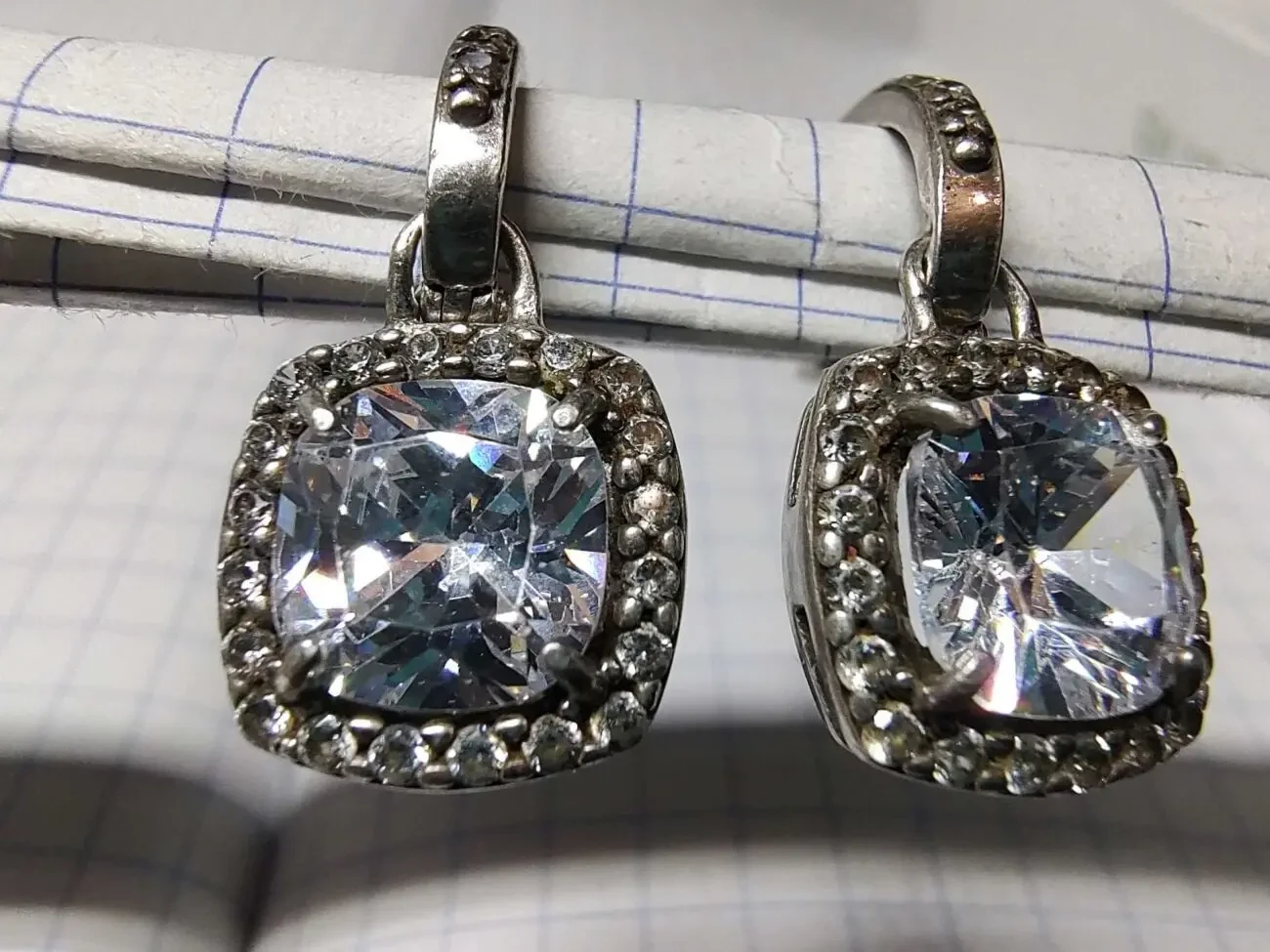 Серьги серебро 5