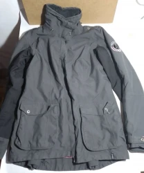 Куртка ветровка серая спортивная удлиненная деми, с 10, молния карманы