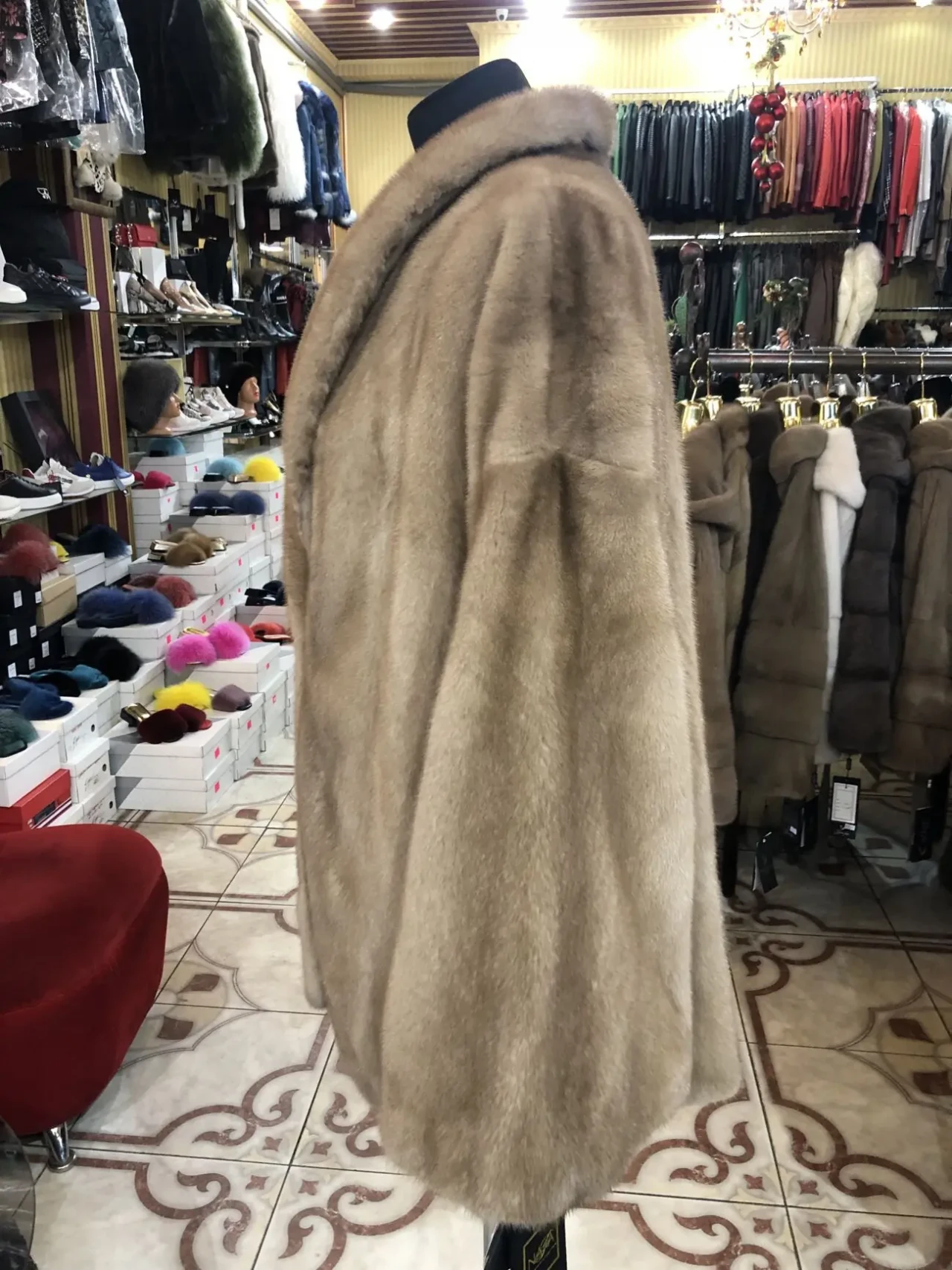 Шуби норкові пастель Греція,батали 8