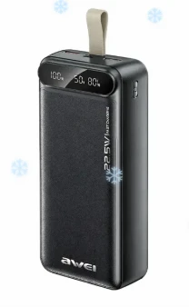 Мобільна зарядка Power Bank AWEI PA12 30000mAh 22.5W