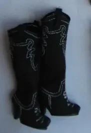 Обувь кукольная ковбойские сапоги мягкие Nascar Barbie для 1.6 кукол 2