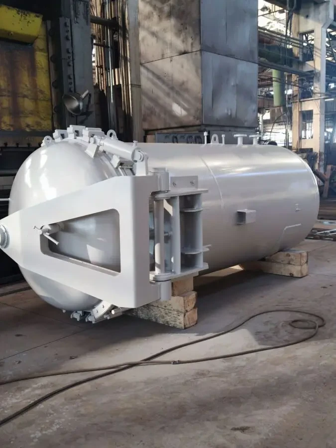 Автоклав з байонетним затвором горизонтальний