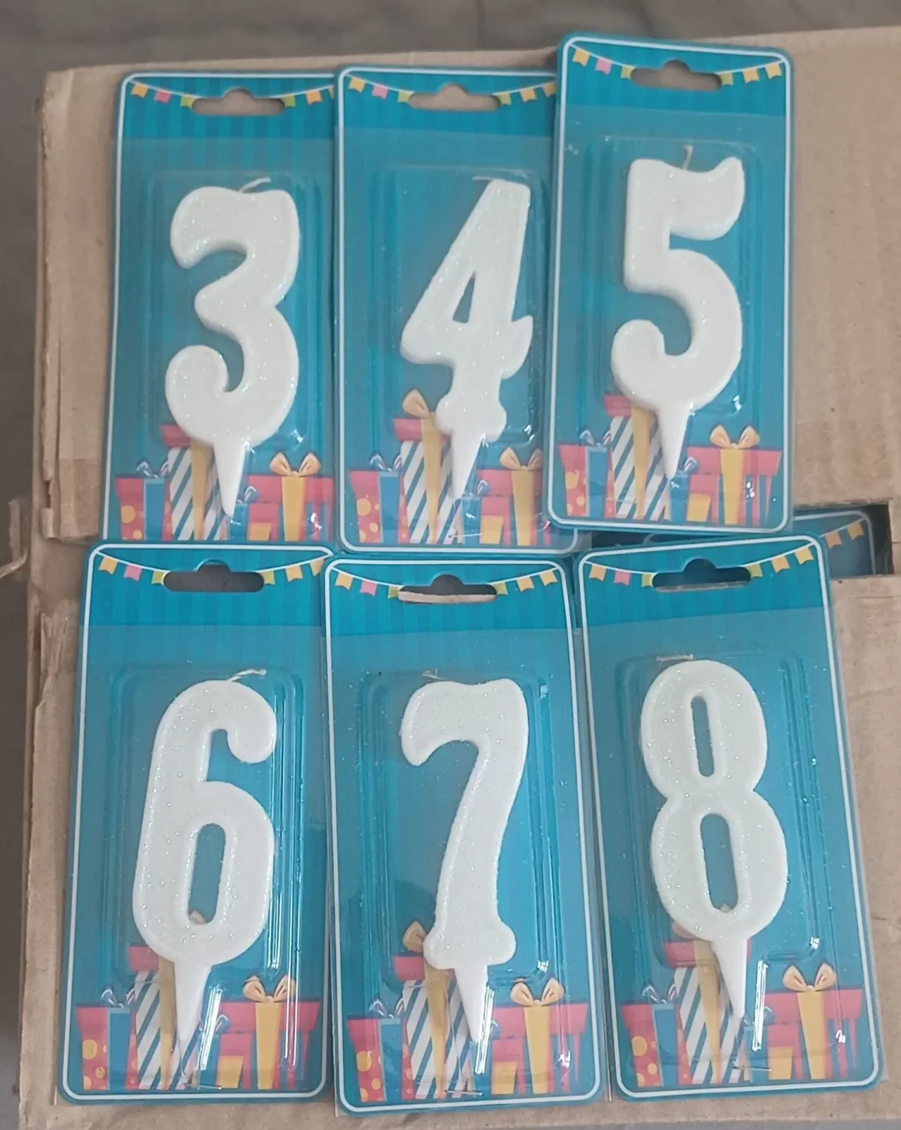 Свічки на торт 3