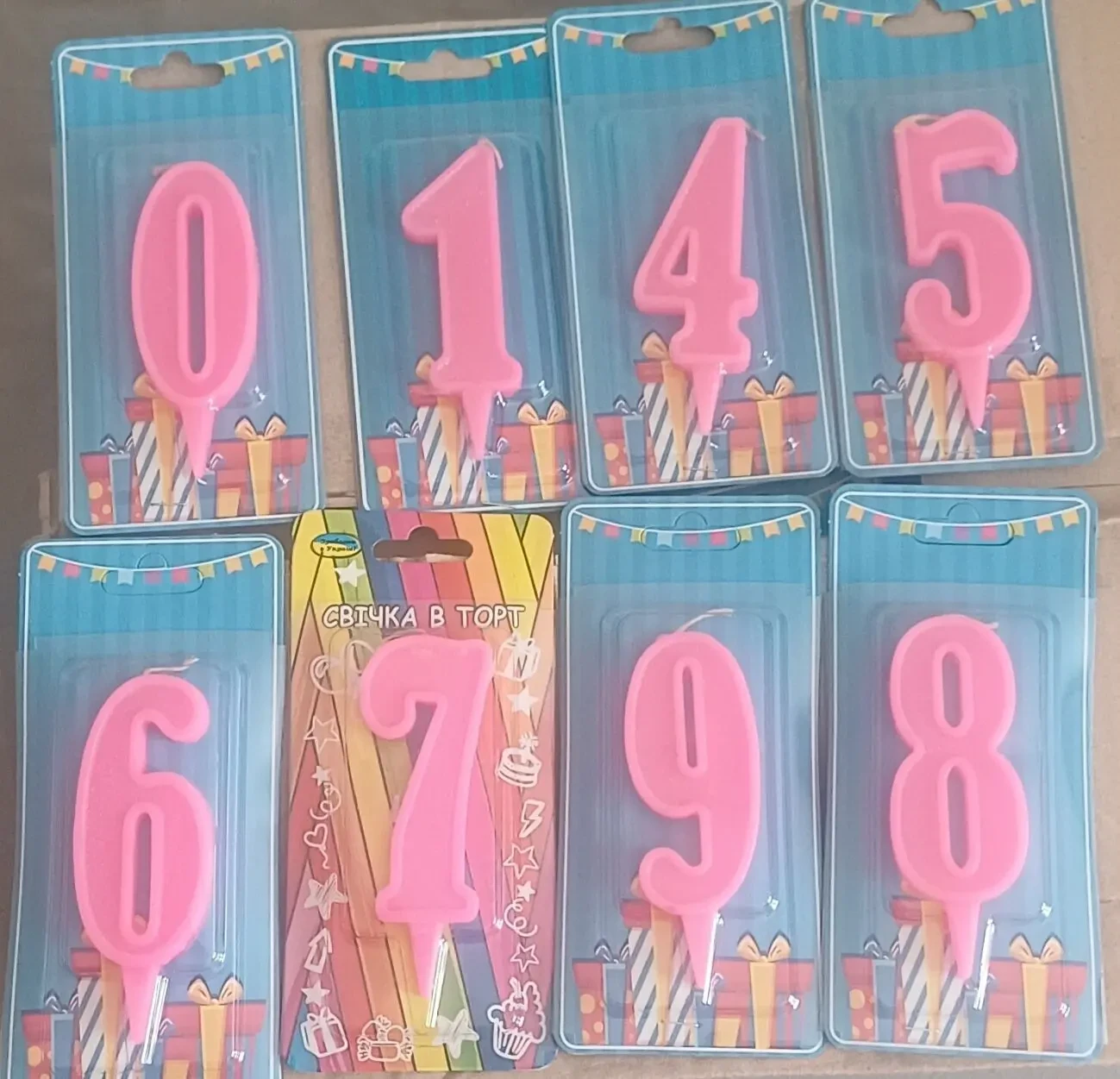 Свічки на торт