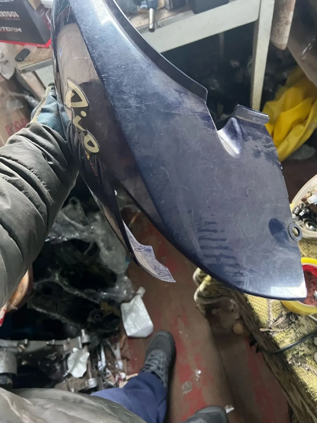 боковинка боковушка Хонда діо 56 / 57 / 63 2