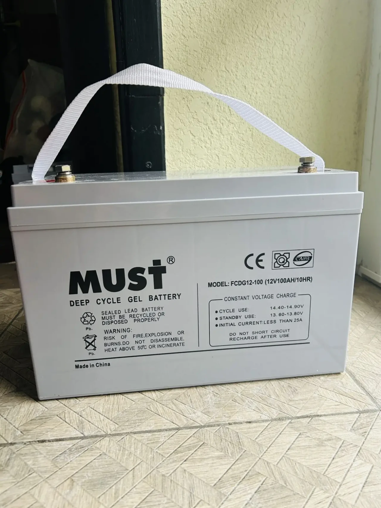 Аккумулятор Must Deep Cycle 12V 100AH