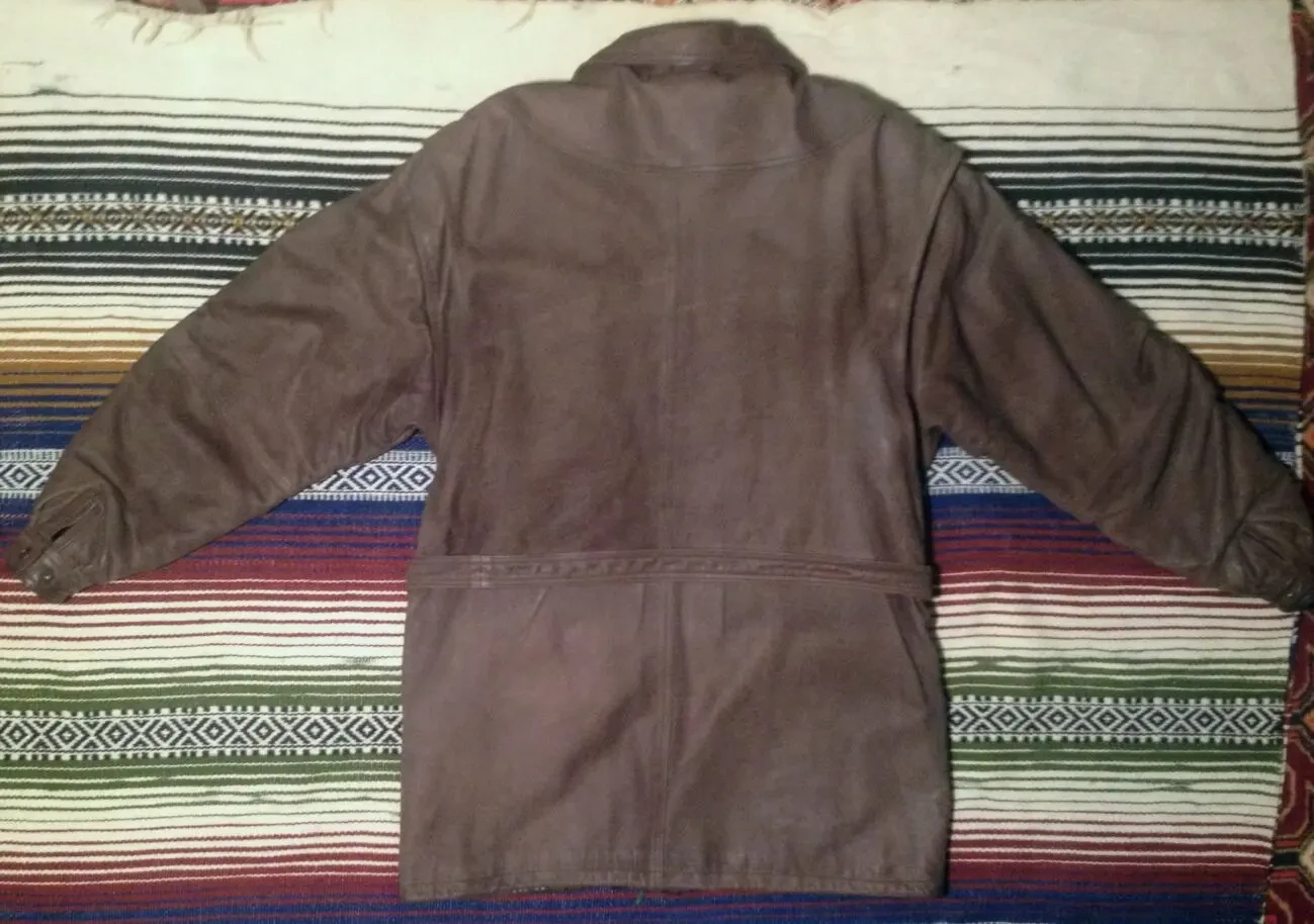 Куртка из натуральной кожи крек размер 54. 2