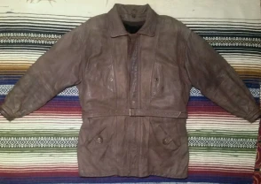 Куртка из натуральной кожи крек размер 54.