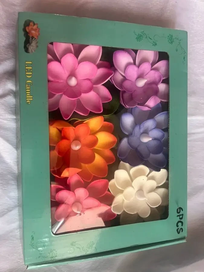 Світильник плавучий лотос 3