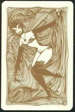 Игральные карты 'Cherie', 1965 г. 8