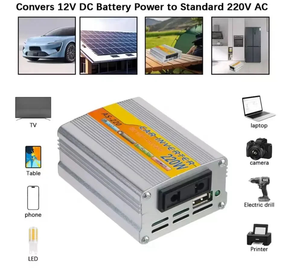 ПРИЯТНЫЙ Инвертор для дома AC 220V чистая си 3